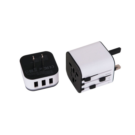 Pack Travel Adapters White